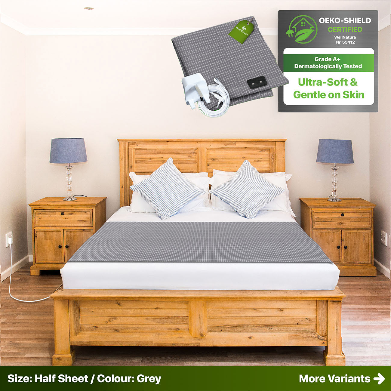 Grounding Sheet for Better Sleep & Health