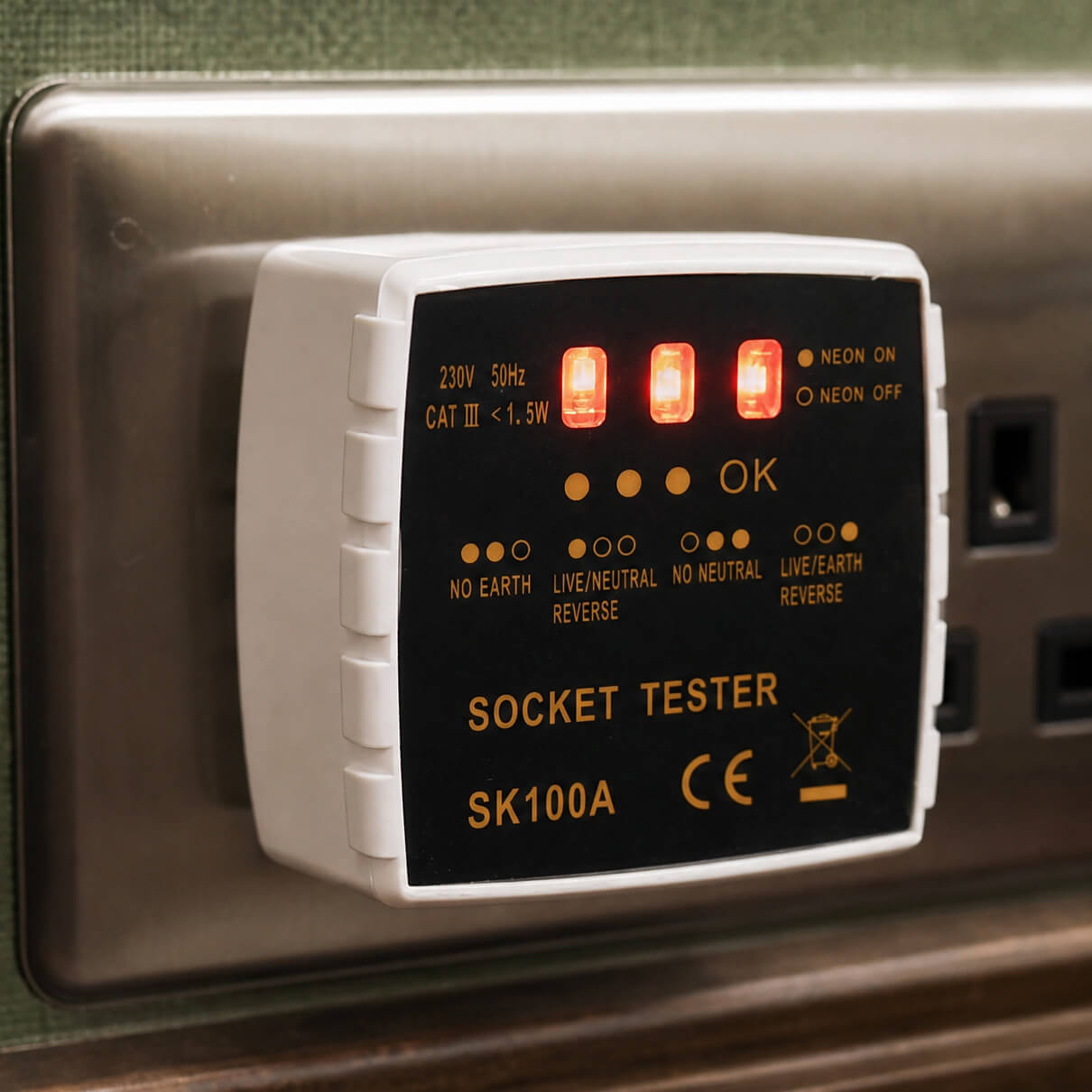 UK Grounding Socket Tester