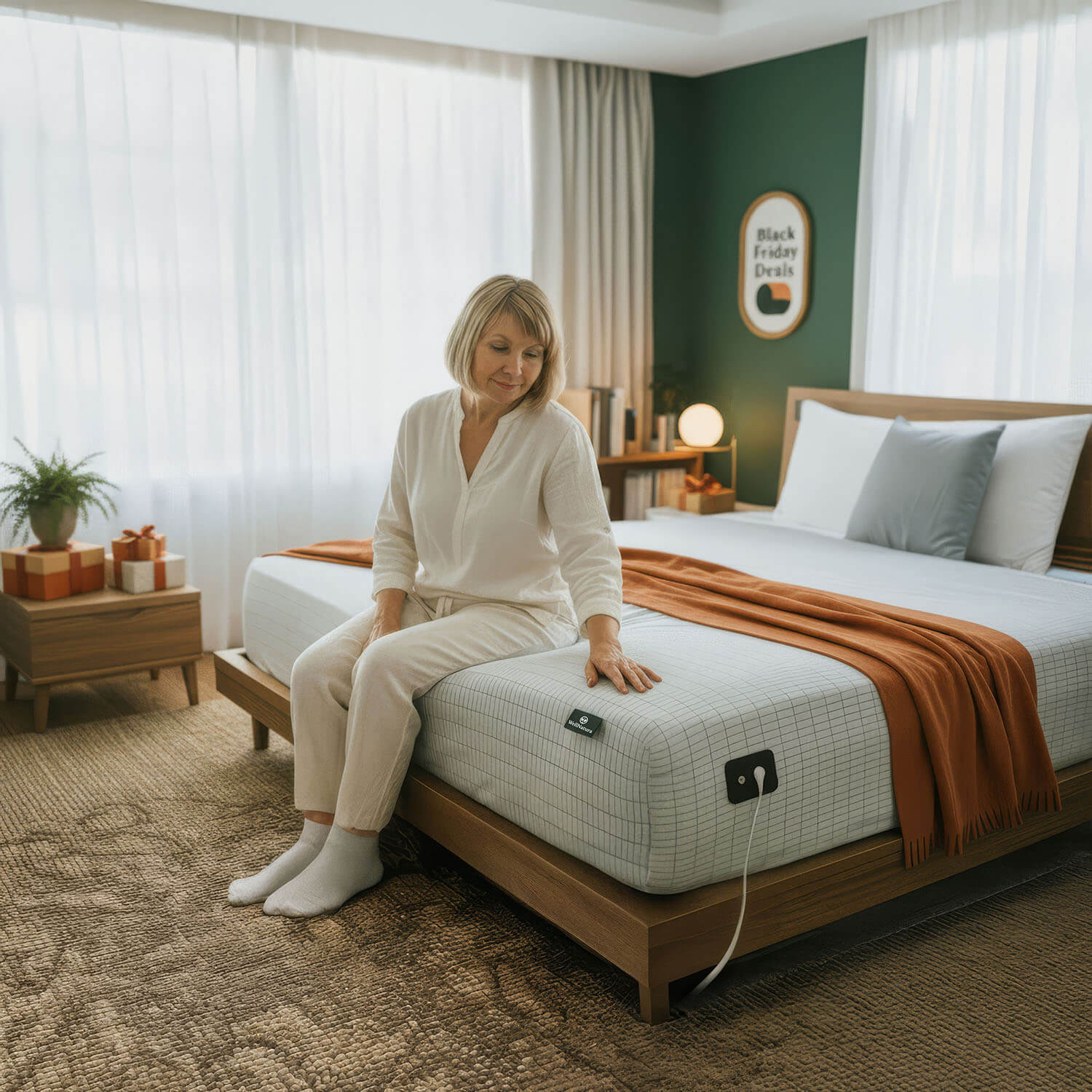 Grounding Sheet for Better Sleep & Health