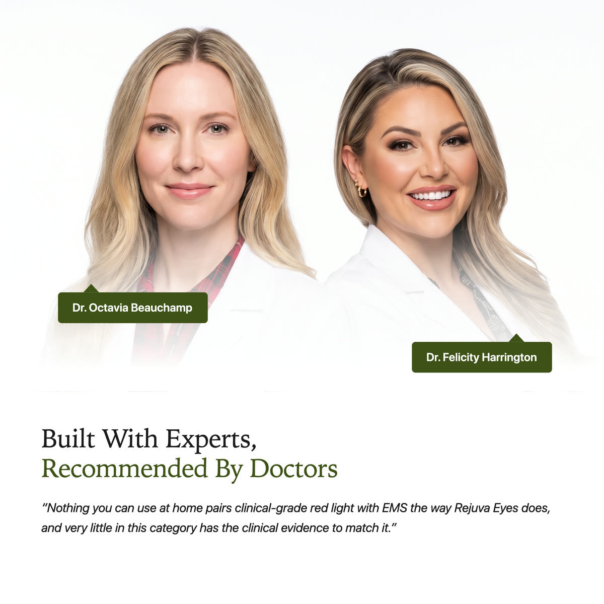 Rejuva Eyes built with experts and recommended by doctors