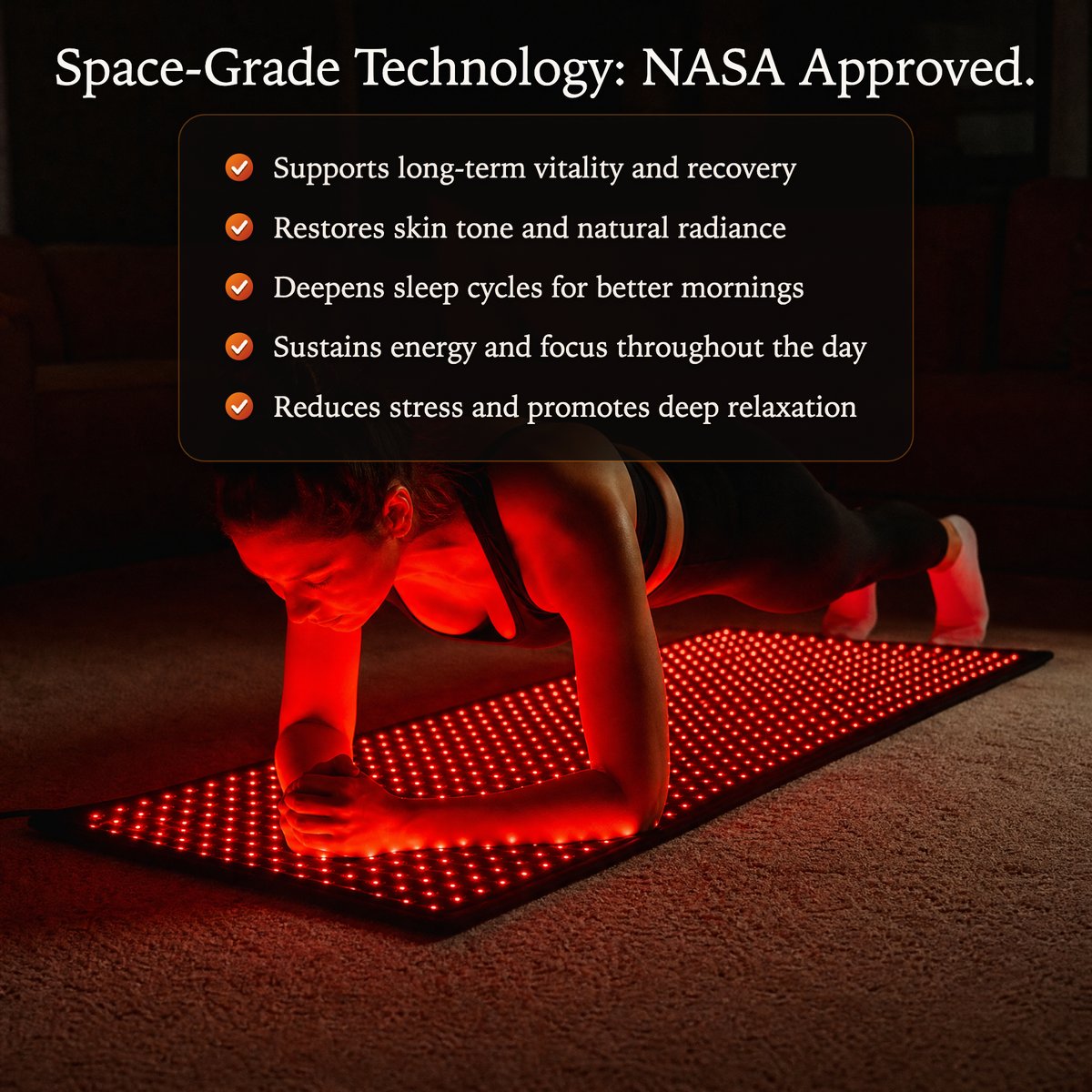 WellNatura red light therapy mat gallery image