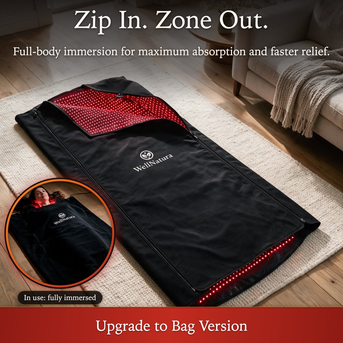WellNatura red light therapy mat gallery image