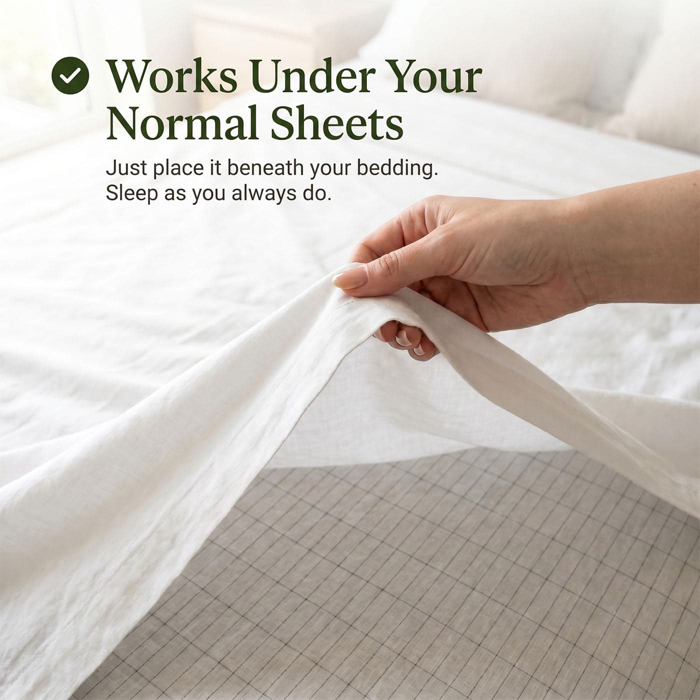 WellNatura Grounding Sheet: Proven for Deeper Sleep & Pain Relief